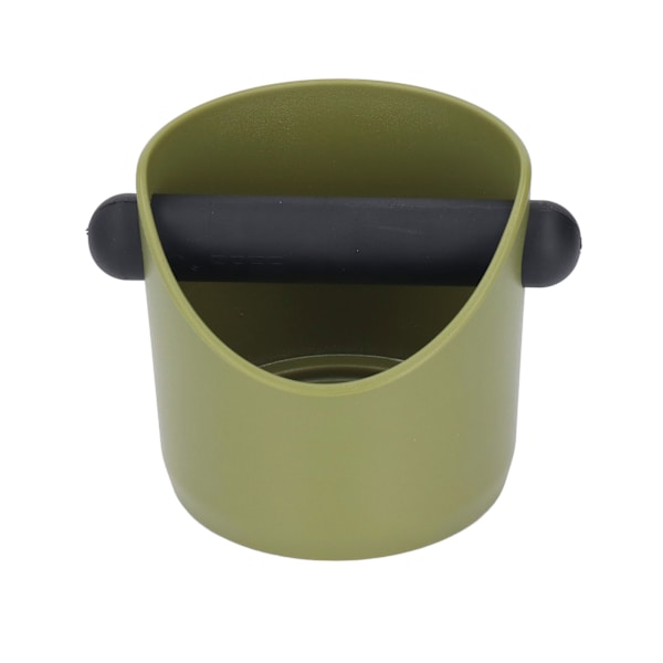 Kaffe Knock Box Plast Gummi Grind Avfallsbeholder Dump Bin med Bar for Kaffe Bar Kjøkken Grønn