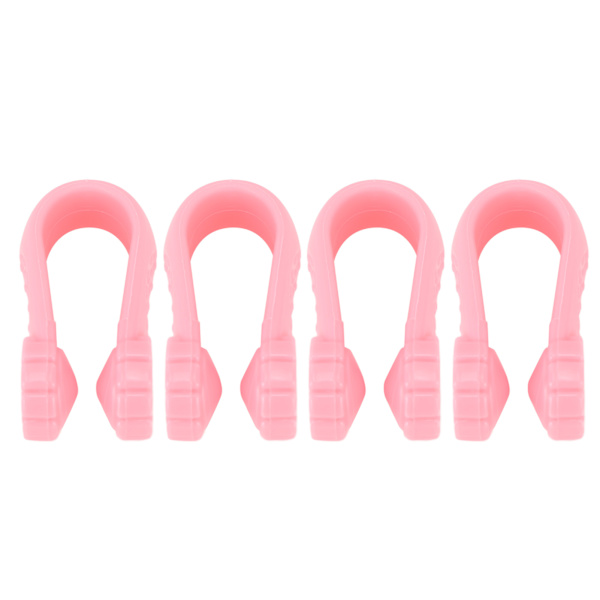 4st Akupressur avslappningsklämma Blomformad Universal Bärbar Hand Pressure Point Tool Rosa