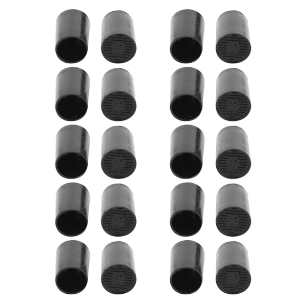 10 par högklackade spetsar Svarta CPU-polyuretanskor Reparationsersättningssatser Innerdiameter 11 mm