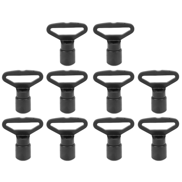 10 stk elastisk tauklemme 2,5 mm plastring lett holdbar krok for kajakk kano båt