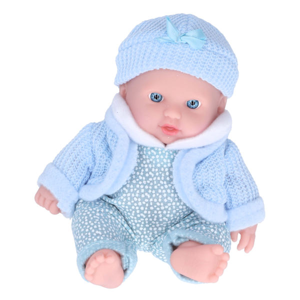 8 tum ljus hudton baby simulering docka lek hus mode återfödd baby docka leksaker(Q8G-001 )