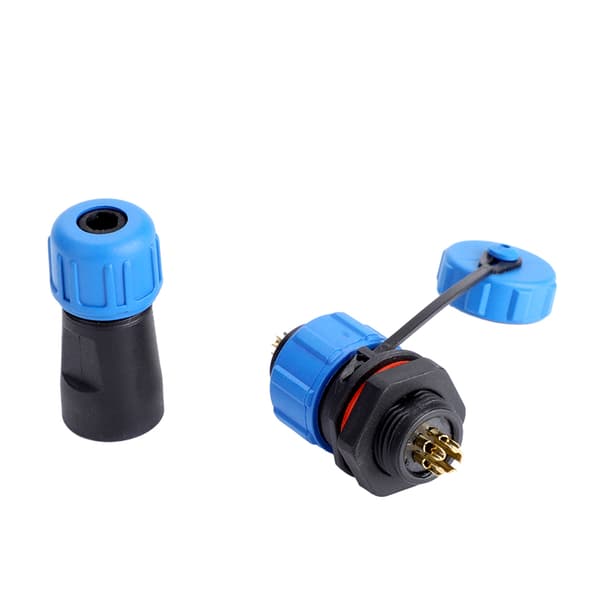 IP67 SP13 5-pin vanntett plastpluggkontakt (5-pin)