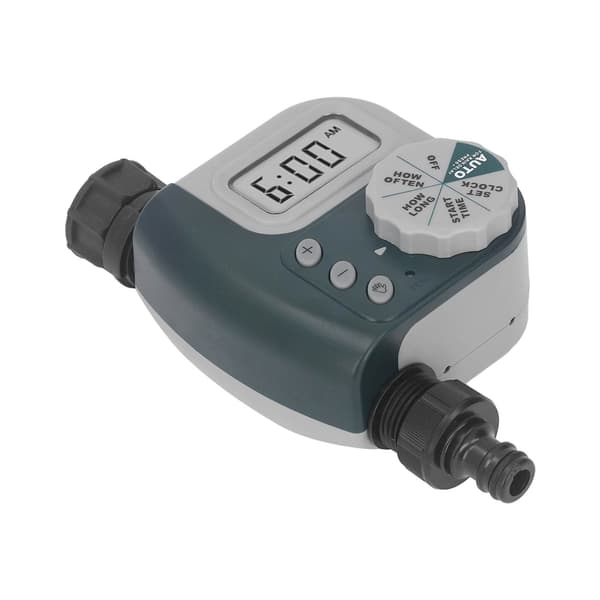 Vandersprinkler Timer Grøn Vandhane Timer Programmerbar Automatisk Nem Betjening Vandingsudstyr US Standard til Have Plæne Pool