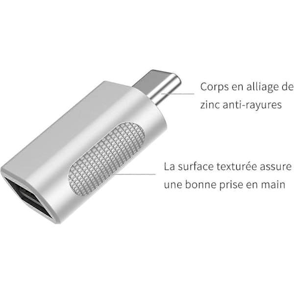 Agrent USB C - USB -sovitin (2 kpl), USB-C - USB 3.0 -sovitin, USB Type-C - USB -sovitin, Thunderbolt 3 - USB -naaras OTG -sovitin MacBook Prolle, Ai