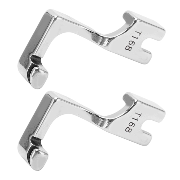 2PCS Presser Foot Rostfritt Stål Professionell Dragkedja Fot Sy Presser Foot för Industriell Symaskin