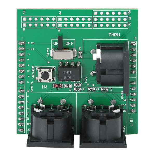 MIDI Shield Breakout Board for Arduino Digital R3 AVI PIC Interface Adapter