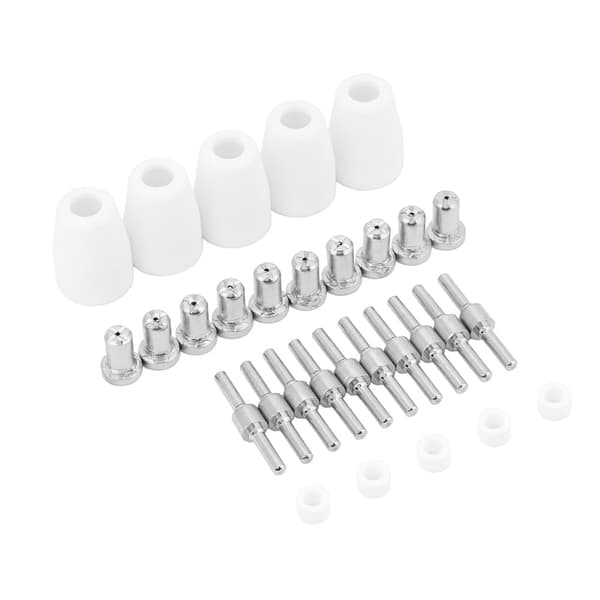 30st/set PT-31XT Plasmaskärbrännare Förbrukningsmaterial Munstycke Elektrod Skydd Virvelring Kit