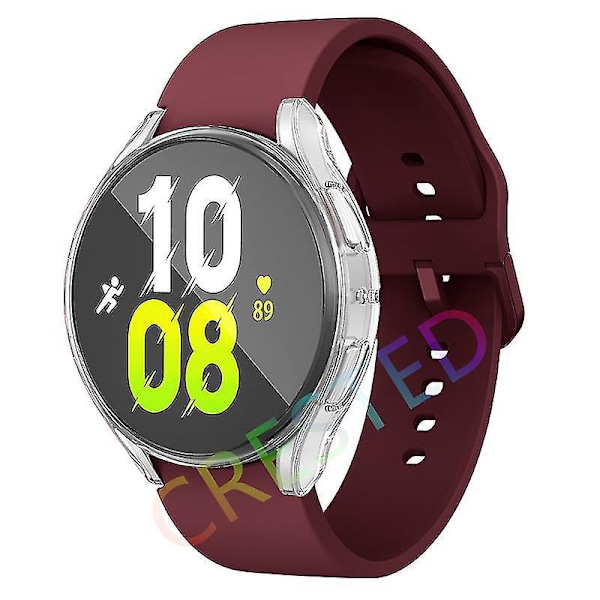 Samsung Galaxy Watch Silikon Sportsrem for 5/4/Pro-serien - Etui + Rem galaxy watch 5 44mm offisiell Vinrød