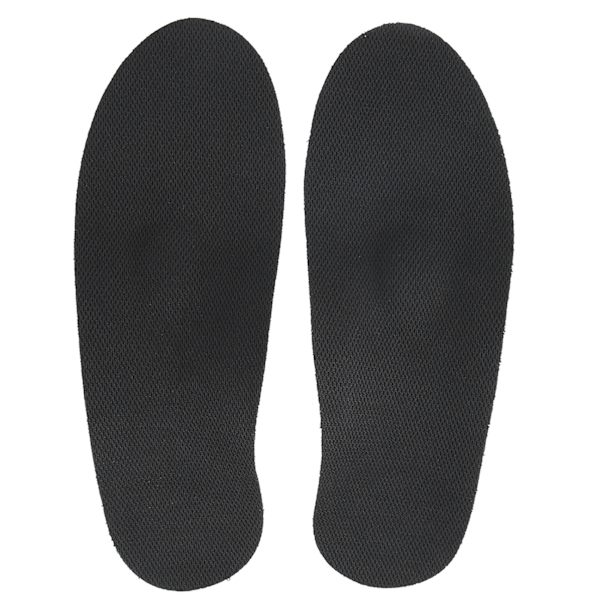 Unisex plattfots ortos innersula Arch Support Plantar Fasciitis Smärtlindring Korrigering fotdyna (röd botten Svart yta S: 3540)