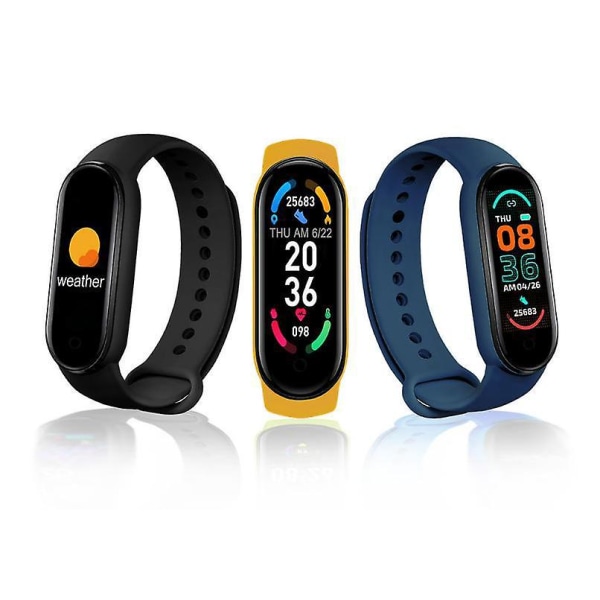 M6 Smart Fitness Tracker med puls- og blodtrykksmåling