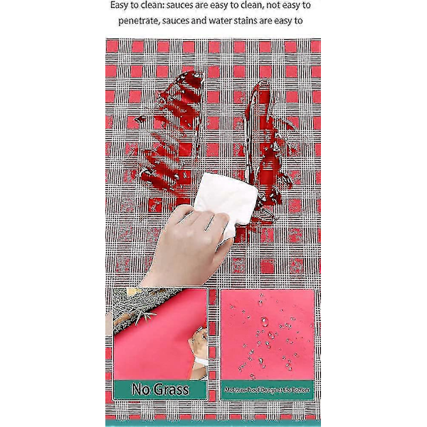 Picknickmatta. Vattentät Picknickfilt. Vattentät Matta. Rutig Picknickmatta
