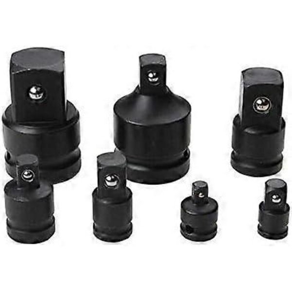 6 Deler Serie Impact Reduserer & Pipeadapter Pipenøkkel 1/4 1/2 3/8 3/4 Luftskralle
