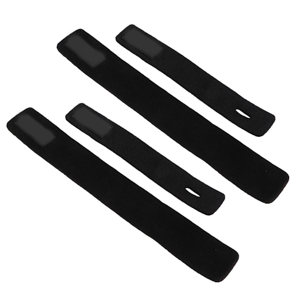 4 stk fiskestangstropp i gummi, elastisk fiskestangstropp, stangstropper for utendørsfiske