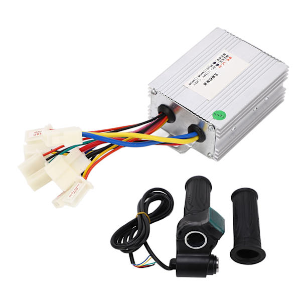 Børstecontroller Gasgreb Kit God Varmeafledning Elektrisk Cykel Controller Kit 24V 350W