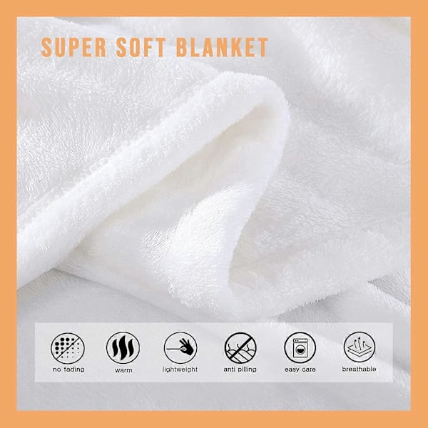 Tæppe Halloween Dekoration Græskar Fleece Letvægts Kast Gaver Til Fødselsdag Jul Bløde Flanelltæpper Til Alle Sæsoner Seng Sofa-40x50 Tommer