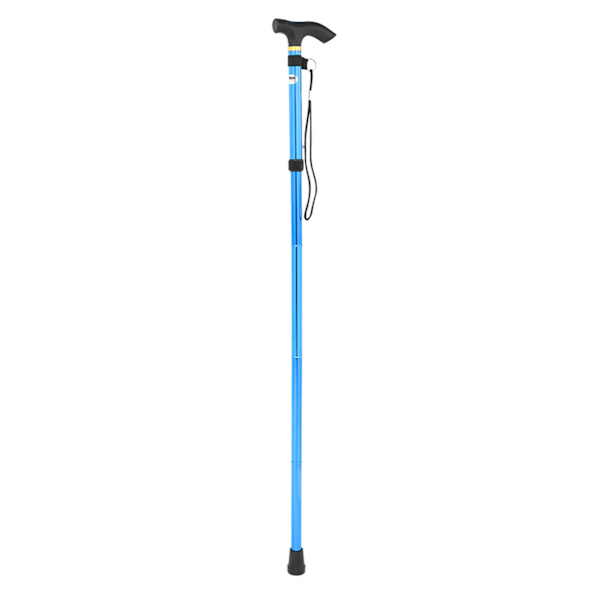 Teleskopisk letvægts vandrestok i aluminiumlegering til trekking og bjergbestigning (blå)
