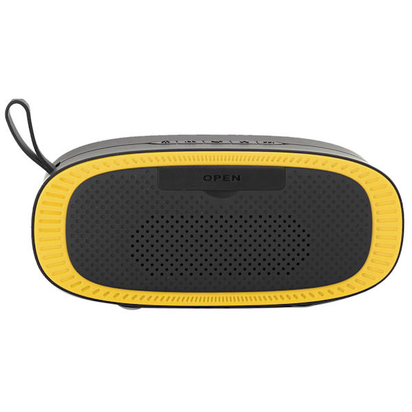 Bass Sound trådløs Bluetooth bærbar lille højttaler genopladelig med hukommelseskort gul