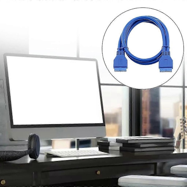 5g Usb3.0 20-nastainen naaras - Usb 3.0 20-nastainen naaras jatkokaapeli emolevy