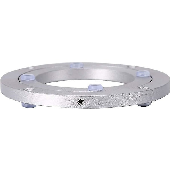 Bordslager - Kraftig vridplatta i aluminiumlegering, smidig vridbar bricka (storlek: 6 tum)