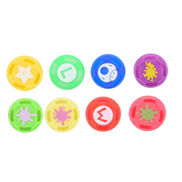 8 STK Erstatning Silikon Analog Kontroller Joystick Tommelpinne Grepshette Deksel For Switch PRO