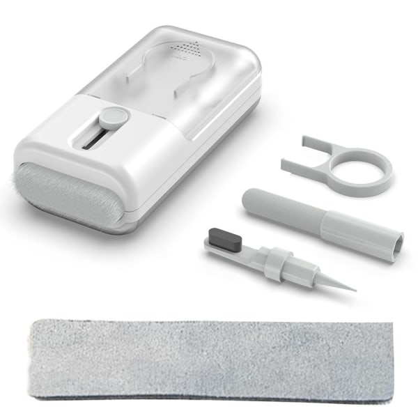 6 i 1 Bluetooth-øretelefonrensesett Tastaturrengjøringsbørsteverktøy Bærbart rengjøringssett for PC-skjerm Bærbar PC-kamera