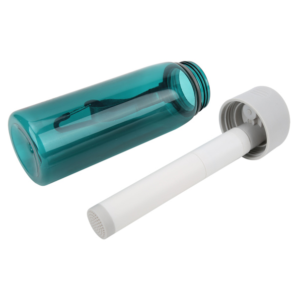 Suodatettu vesipullo integroidulla suodatinpillillä Camping Emergency Water Bottle PurifierGreen