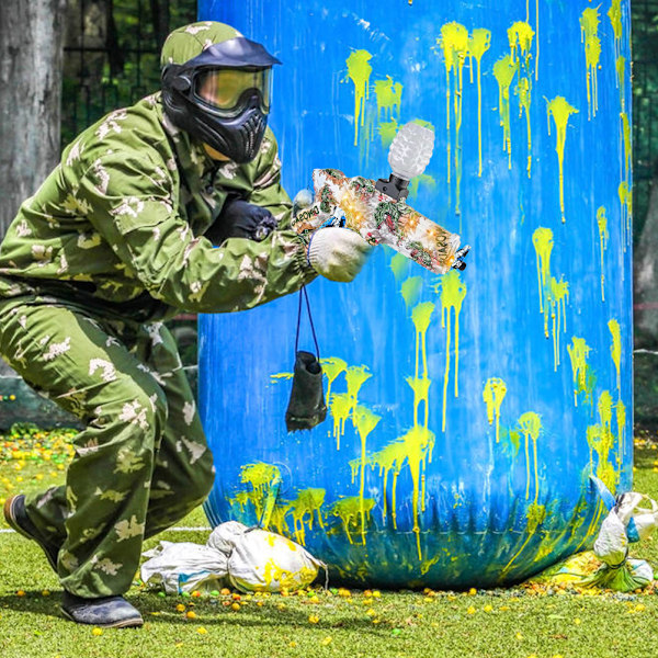 Gelkulspistol Elektrisk Vattenkulspistol med Ljus Utomhus Backyard Battle Games för Barn