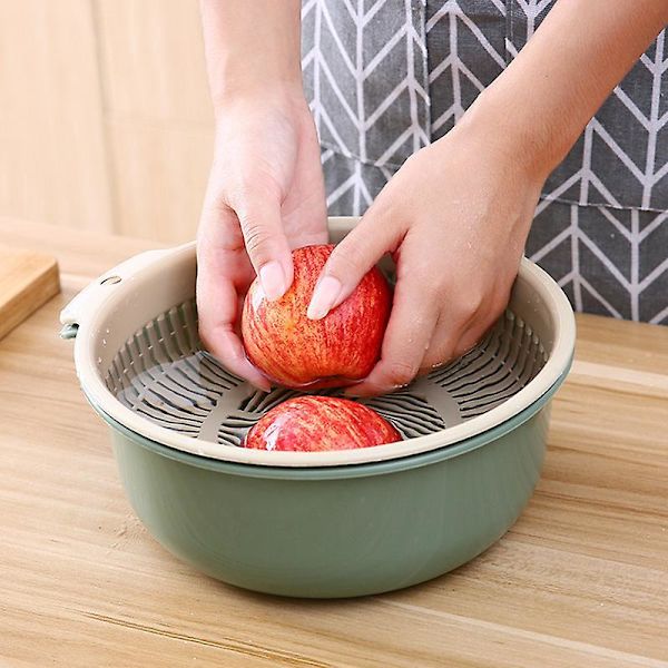 Set med 3 olika lila dräneringskorgar