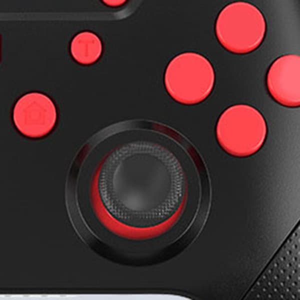 Bluetooth Gamepad NFC Somatosensorisk Dobbelt Motor Vibration Trådløs Game Controller med 3D Joystick til Switch Sort