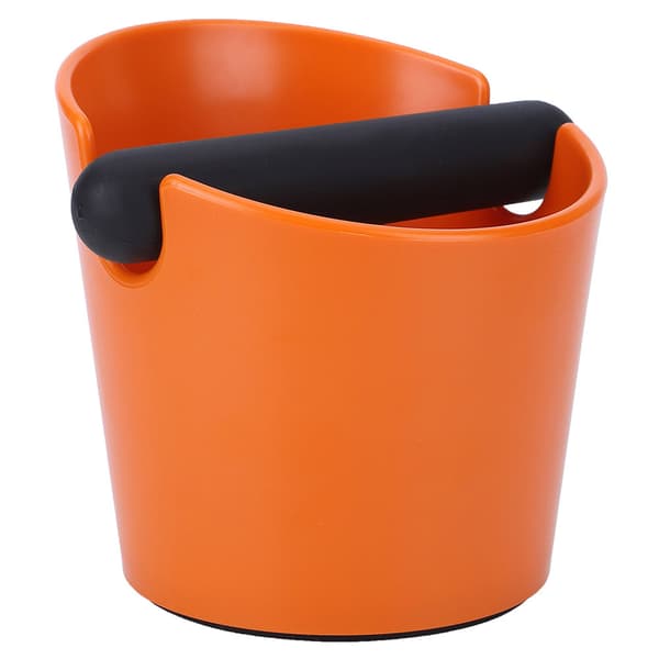 Kaffe Knock Box Husholdnings Anti-slip Kaffegrums Dump Bin til Kaffebar Orange