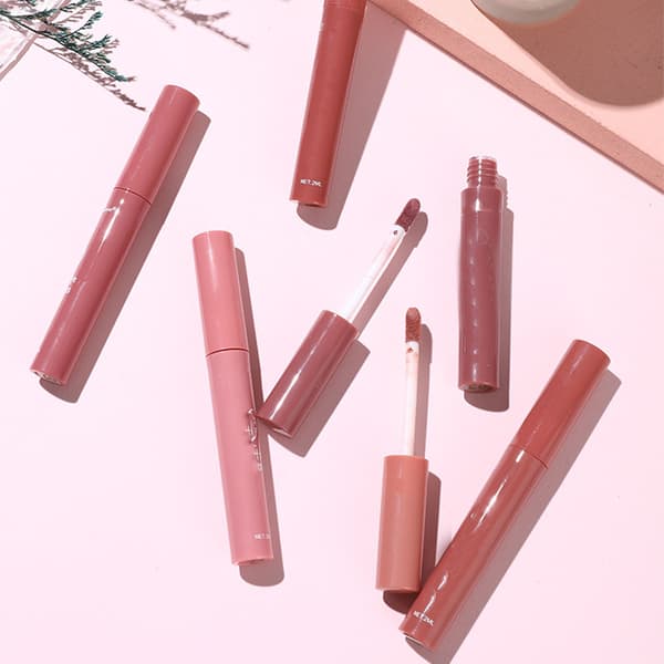 Matte Lipgloss Anti-fading Non-Cup Sticking Flydende Læbestift Langvarig Effekt Glat Tekstur Alsidig Læbeglasur Type 3
