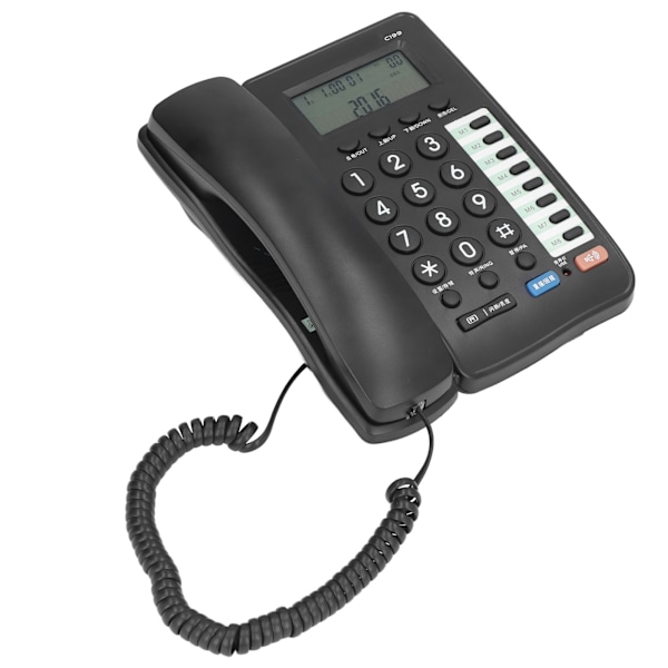 C199 Hjemmetelefon med ledning Kontortelefon Fastnet understøtter opkaldsstemmemeddelelse Mute-funktion