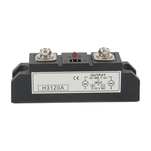 Solid State Relæ Industriel SSR 3-32V DC Indgang til 24-480V AC Udgang til Drejebænk Køretøj