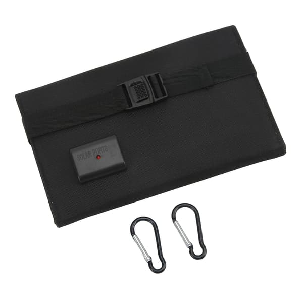 20W Sammenleggbart Solcellepanel 5.5V Bærbar USB-port Monokrystallinsk Brett for Utendørs Reise Camping