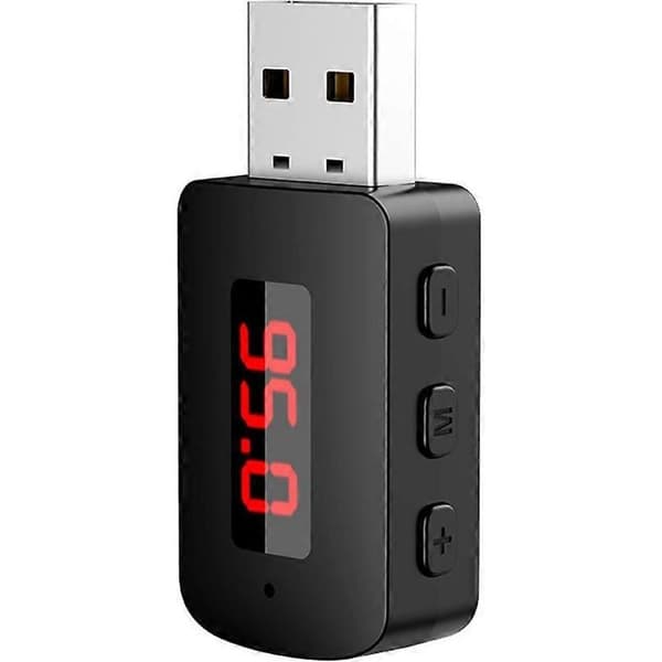 Bluetooth 5.4 biladapter, USB FM-sender/mottaker