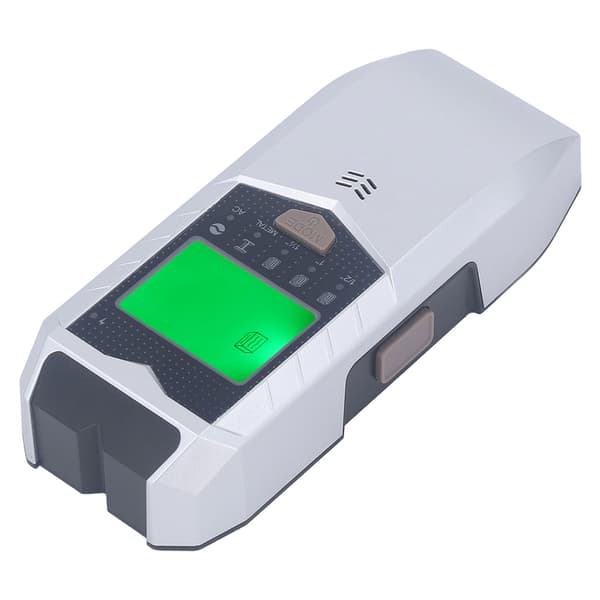 Stud Finder Vægscanner Sensor 5 Tilstande Håndholdt Detektor LED Display til Træ AC Ledning Center Kant Sølv
