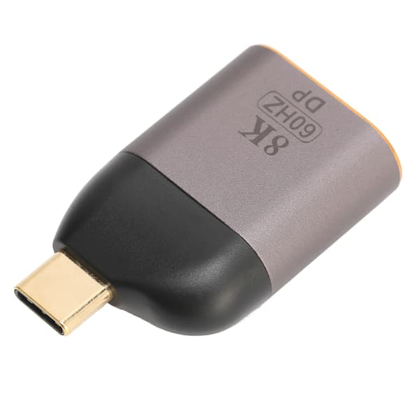 USB C til DisplayPort-adapter 8K 60Hz 8,1 Gbps HBR3 DisplayPort-konverter til OS Tablet Pro til Dell XPS
