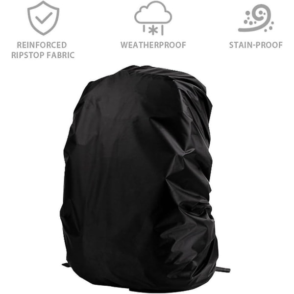 Vattentätt cover för utomhusresor och klättring - grön/svart (55L, 2 stycken)