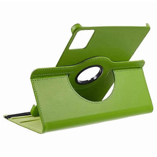 Compatible with Lenovo Tab M11 / Xiaoxin Pad 11 2024 Leather Case Rotating Stand Tablet Case Green