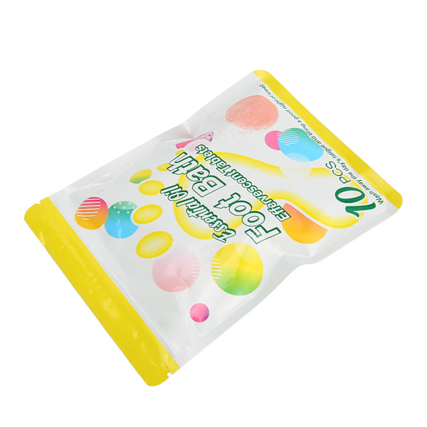 10 stk Fodsoak brusetabletter planteekstrakter 5 smagsstoffer Fremme cirkulation Ben Slankende Fodbadetabletter