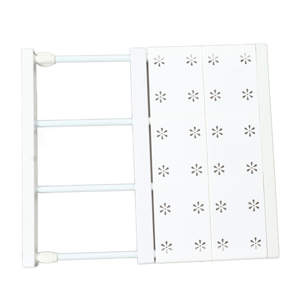 Justerbar hylle i spenn, plassbesparende, utvidbar skaporganisator, skillevegger for skoskap, skaplengde 30‑40 cm/11,8‑15,7 tommer