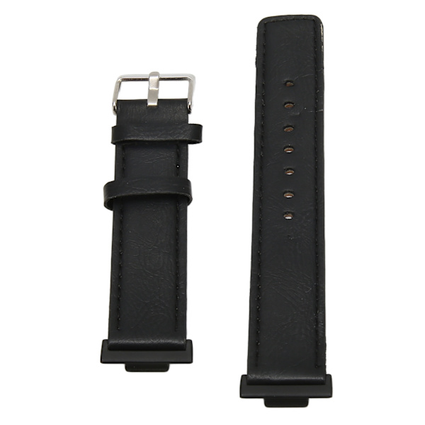 Nahkainen älykellon ranneke Mukava korvaava älykellon ranneke watch FIT 2 Black