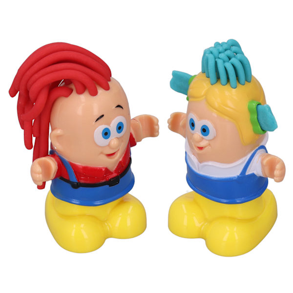 Børnefrisør Ler Legetøj Modellering Ler Farve Mud Dough Baby Pretend Barber Rolle Spil Pædagogisk Legetøj