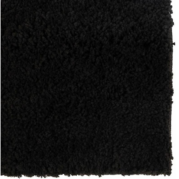 Mjuk svart silkesmatta för vardagsrum sovrum - 40*60cm badmatta