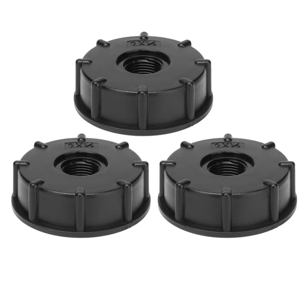 3 stk. IBC-tankforbindelse groft gevindslangeafløbsadapter plastfitting 60 mm indvendig diameter G1/2