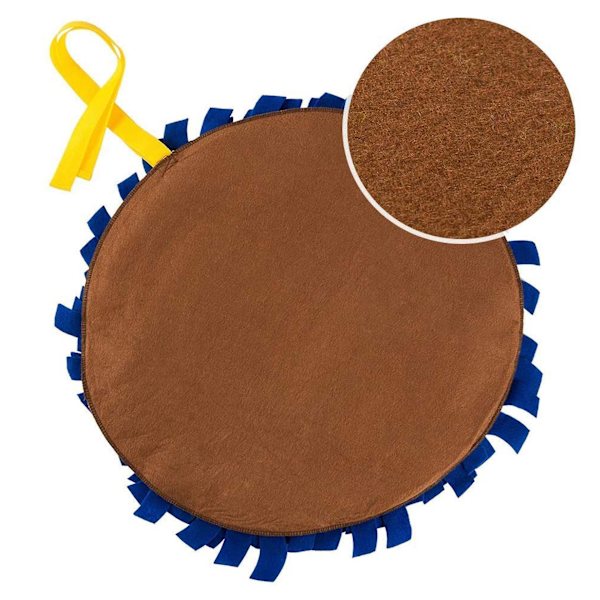 Lemmikkien nuuskamatto interaktiivinen hidas ruokintalelu koiran kouluttamiseen ja rikastumiseen 45 cm * 45 cm