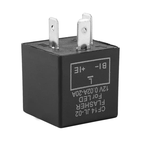 Blinklysindikator 12V 3-ben justerbart LED-blinkrelæ Fix Blinker Indicator CF14