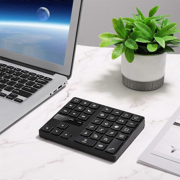 Ladattava langaton näppäimistö Bluetooth piirtonäppäimistö 35 näppäintä Procreateen ja piirto-oikotielle ZD HU