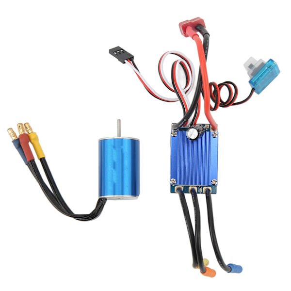 2435 4500KV børsteløs motor 25A ESC 2,2 kg metal servo sæt til Traxxas til HSP til Wltoys 1/16 1/18 RC biler