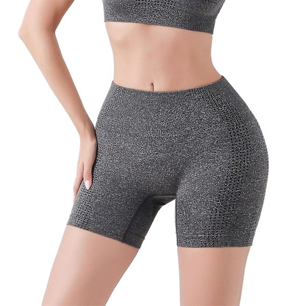 Shapermov Ion Shaping Shorts, Tummy Control Butt Lifting Shorts L-XL Mörkgrå